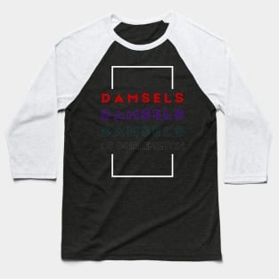 Triple Damsels of Dorkington Baseball T-Shirt